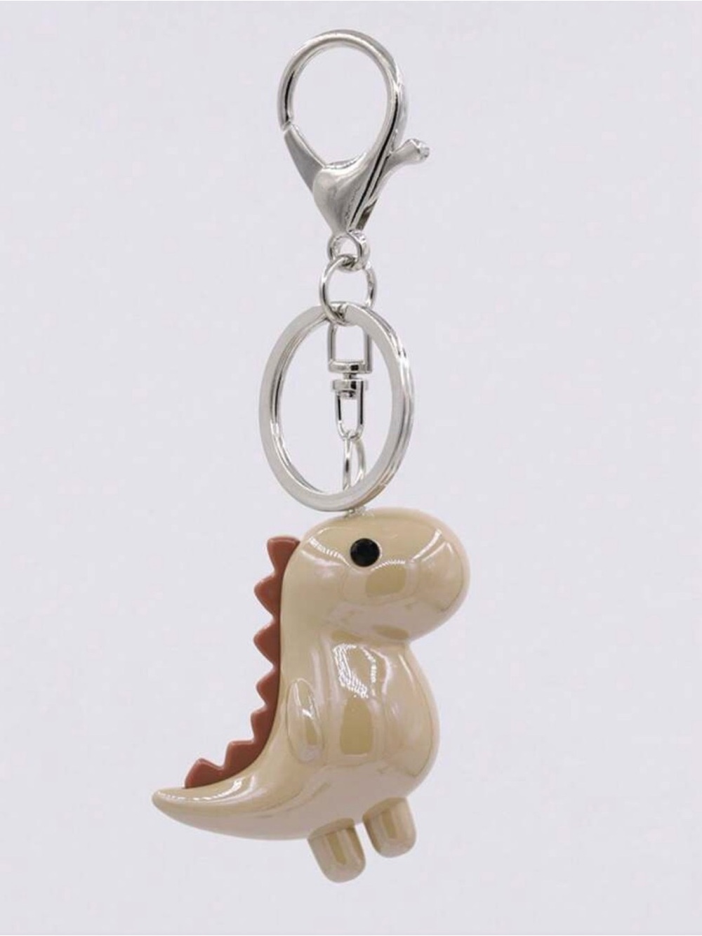 Light Brown Dinosaur Keychain/Bag Charm